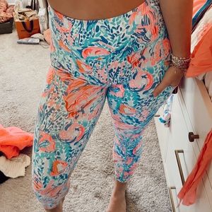 Lilly Pulitzer Leggings Seashell Print